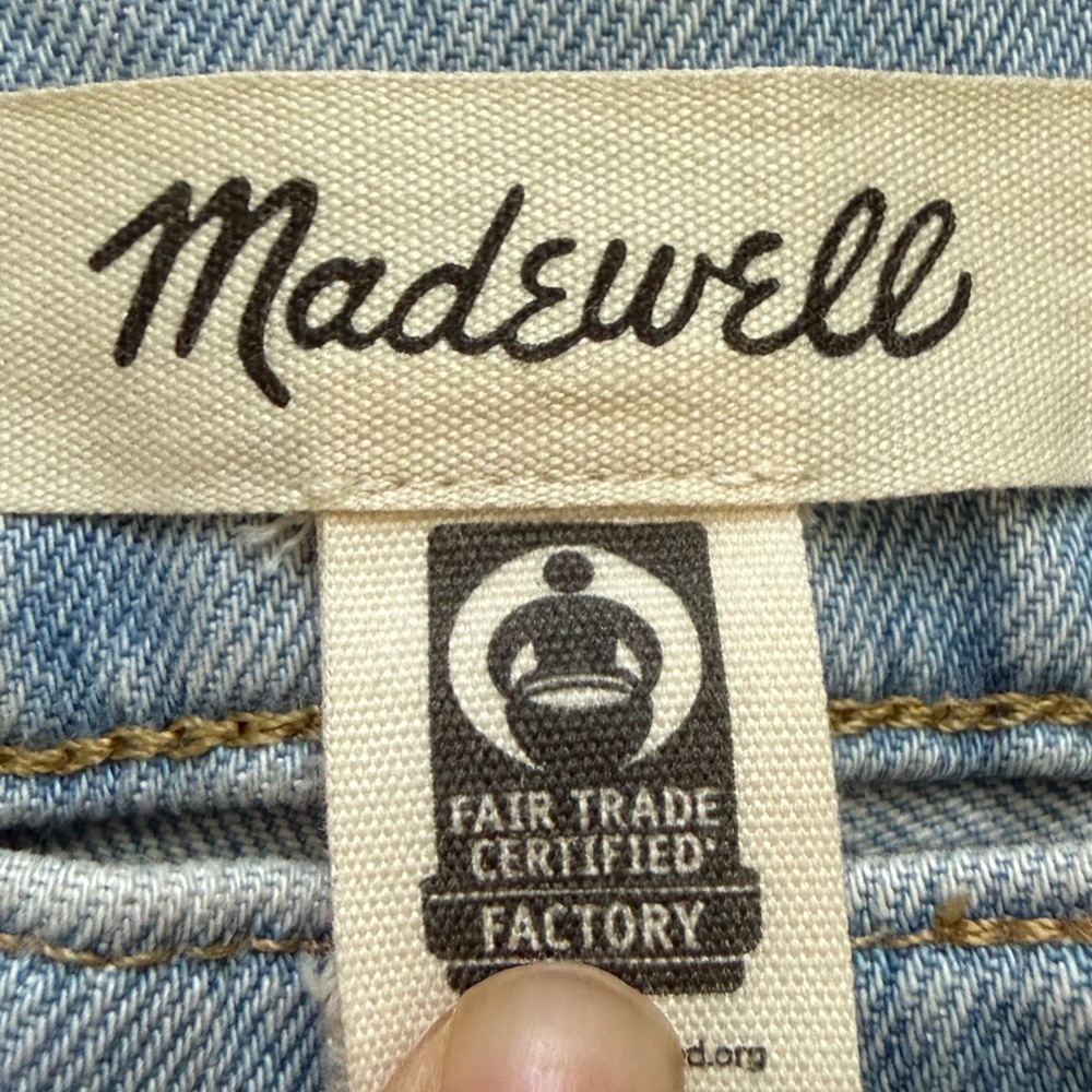 Madewell women Dean Easy Straight jeans light wash size 26 relaxed time capsule - Picture 2 of 10
